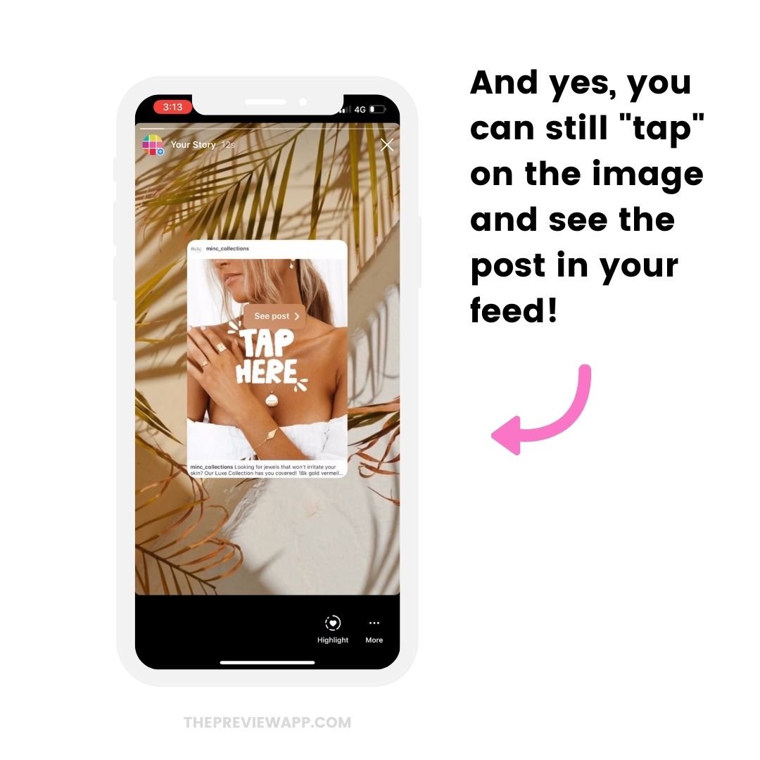 How to add a background photo when sharing feed post in your Instagram Story