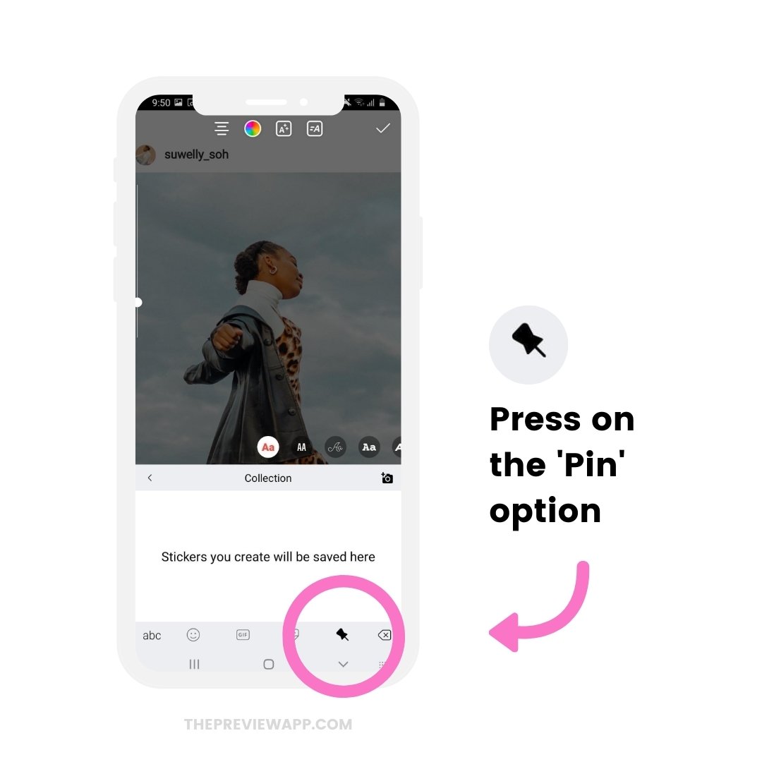 How to add a background photo when sharing feed post in your Instagram Story