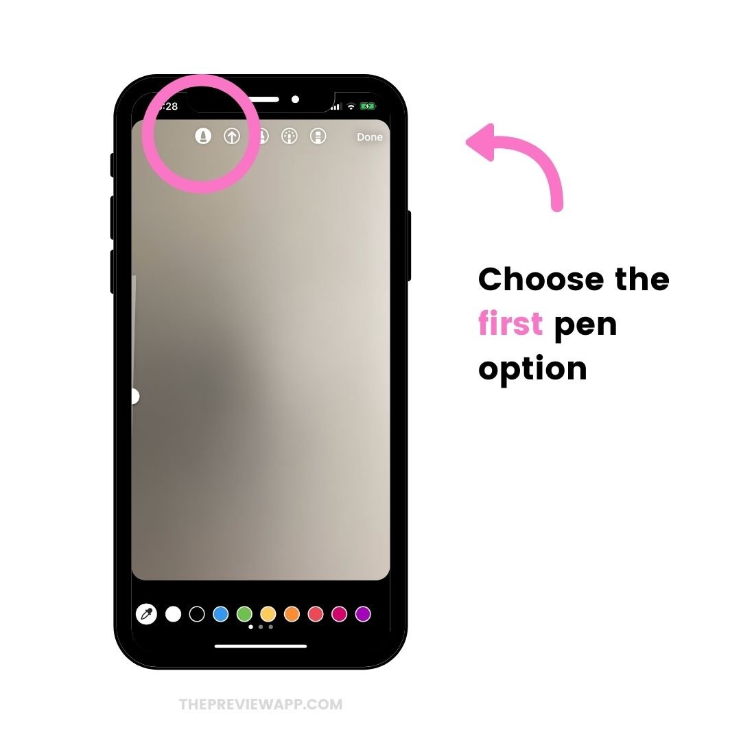 How to change background color in Instagram Story?