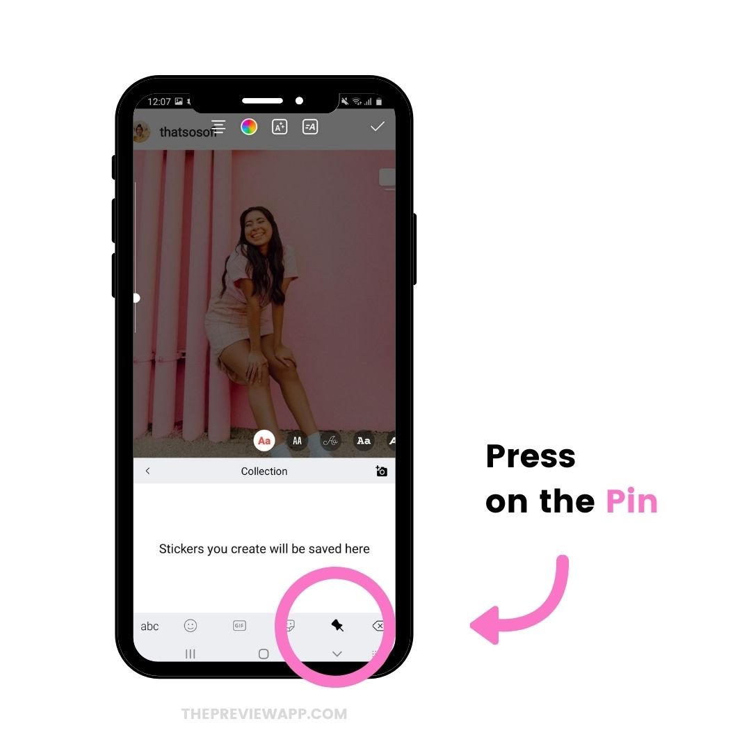 How to change background color in Instagram Story?