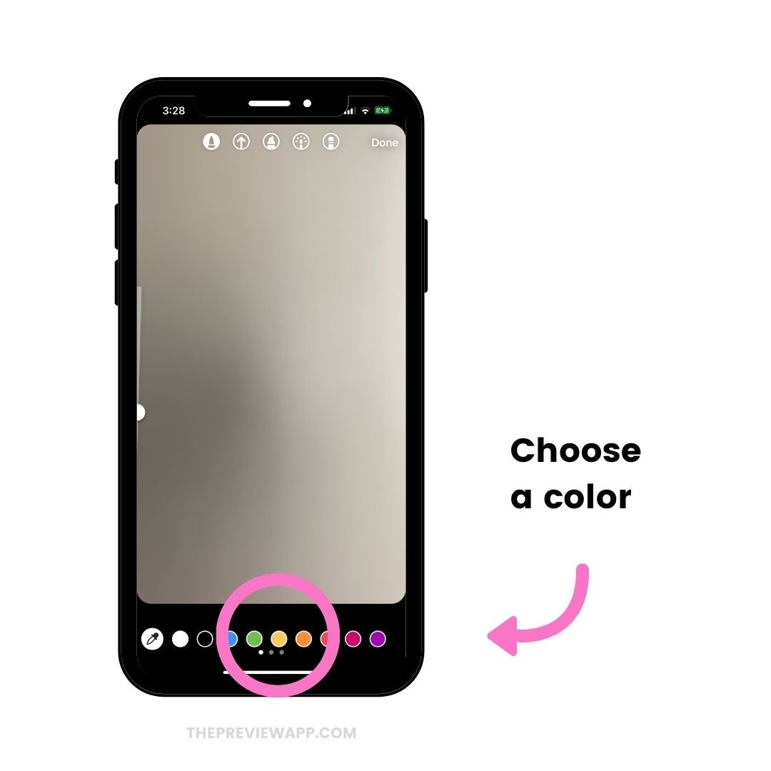 How to change background color in Instagram Story?