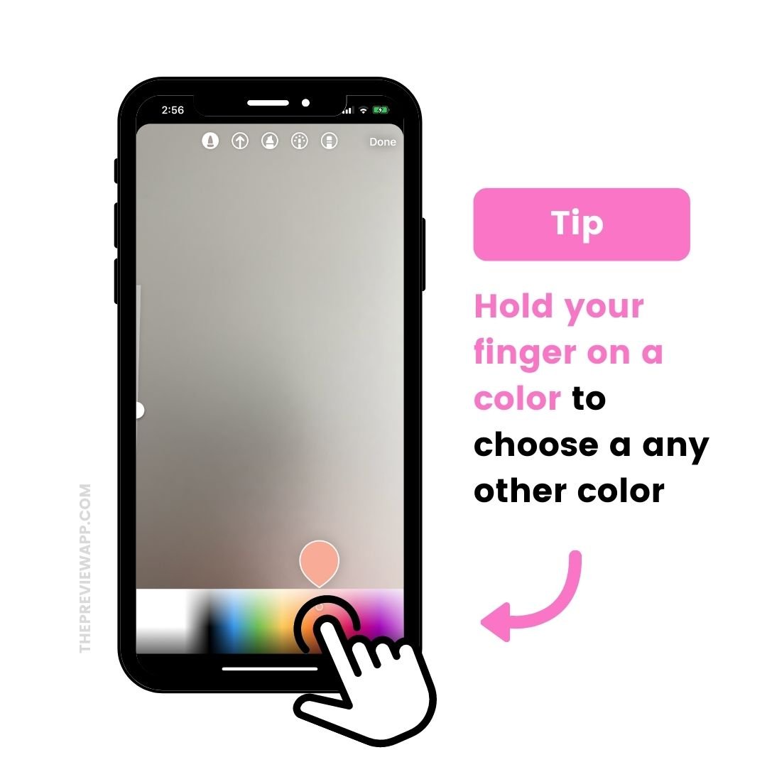 How to change background color in Instagram Story?