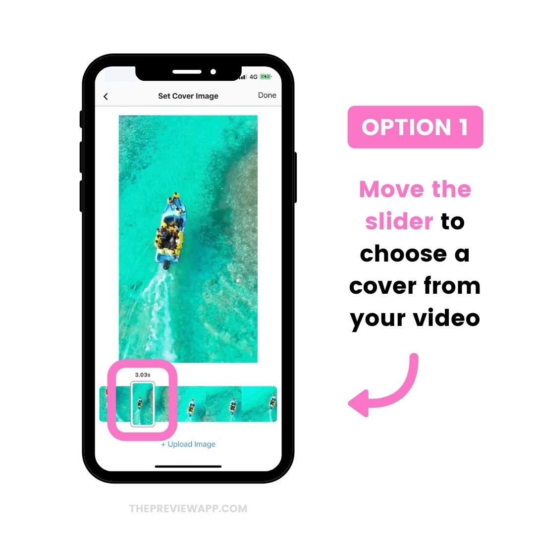 change Instagram Video Thumbnail