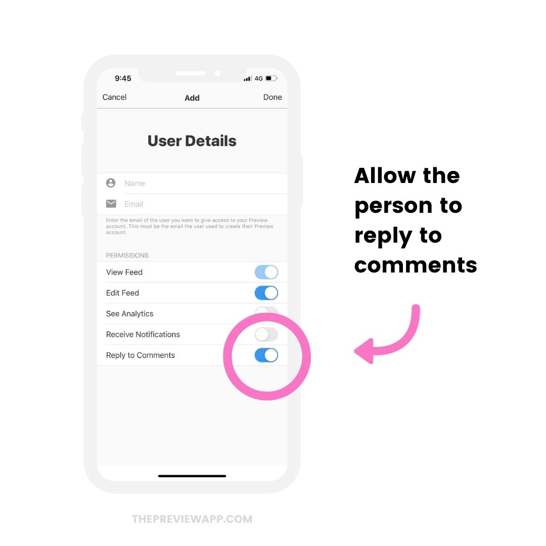 How to manage Instagram comments with Preview