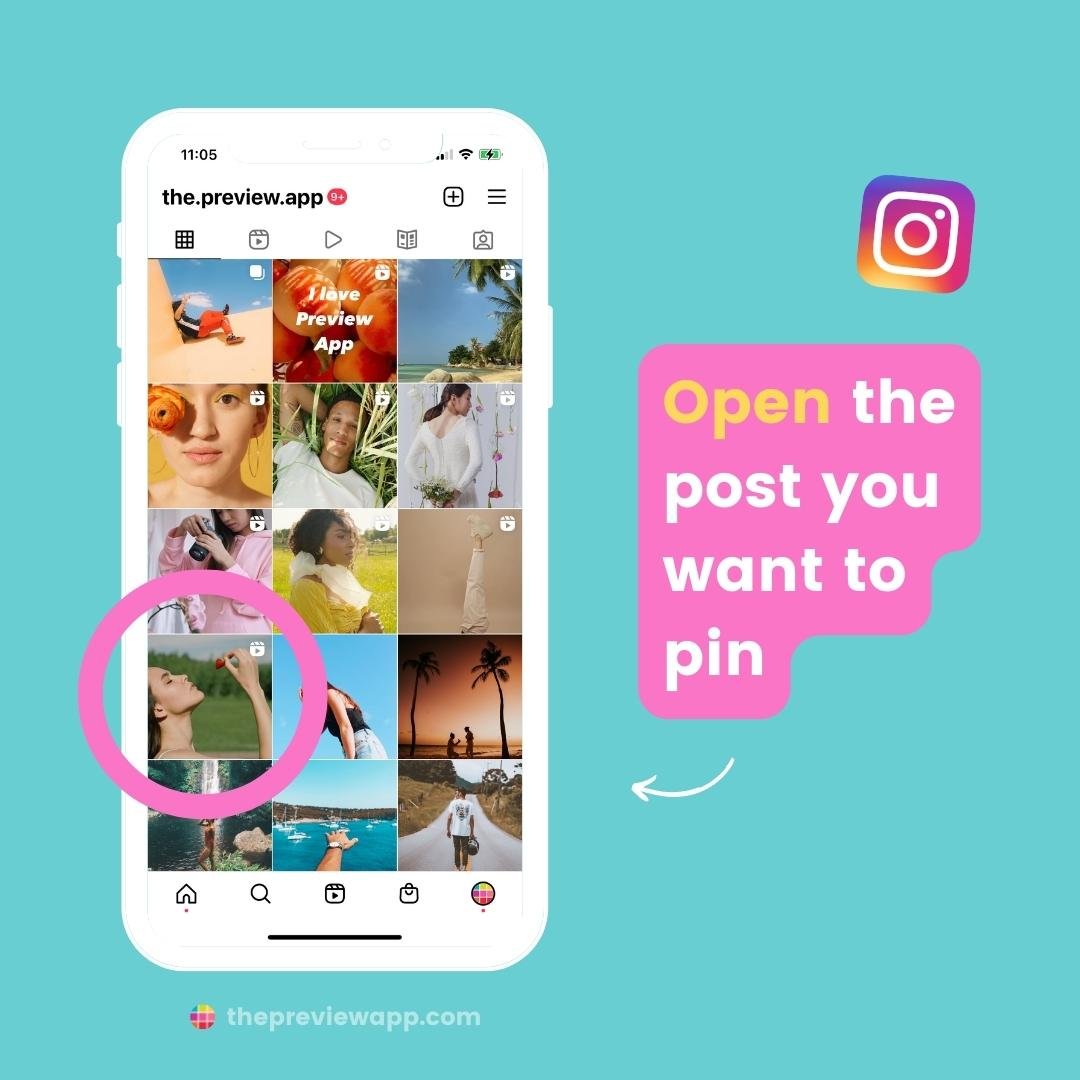 pin instagram posts