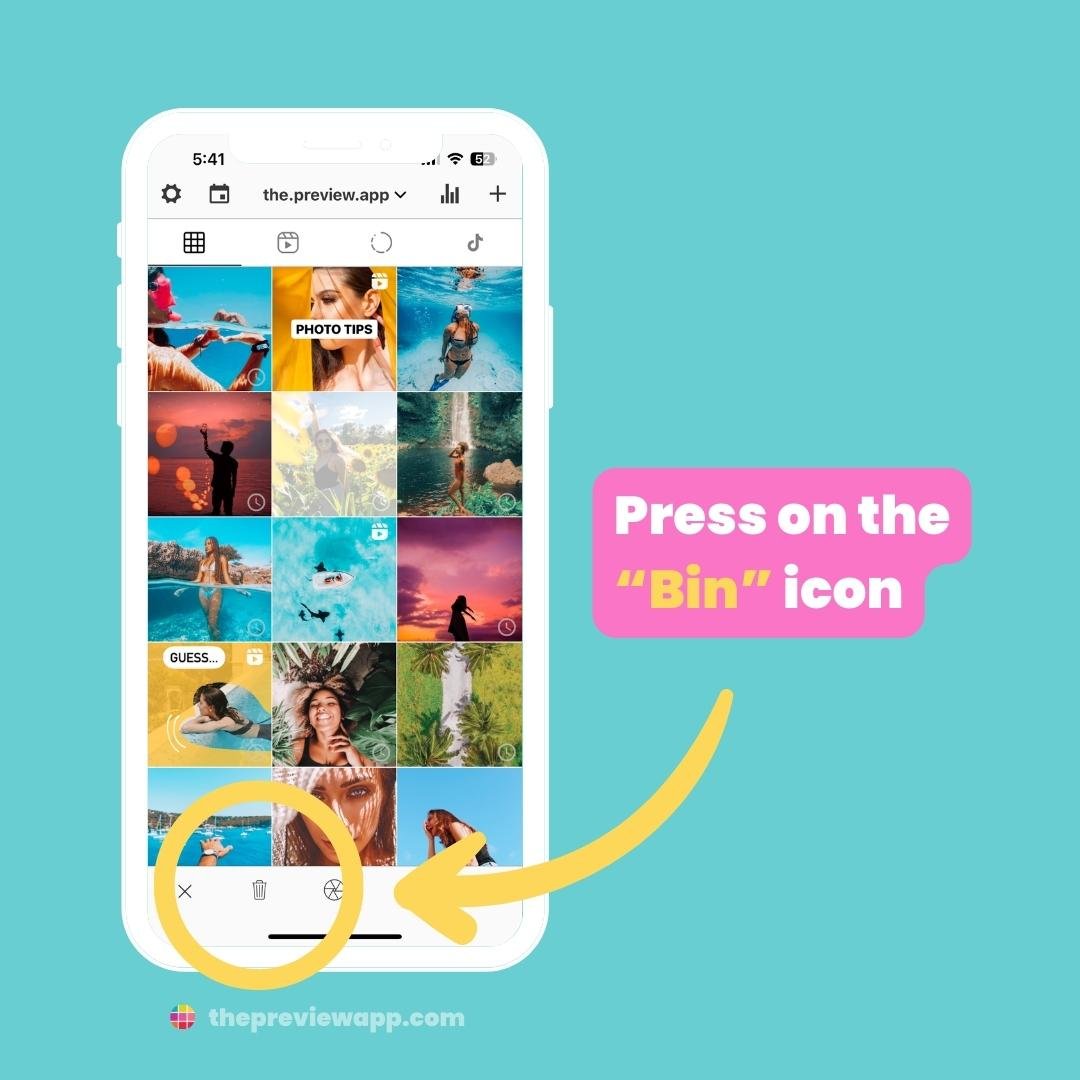 how to use preview app instagram feed