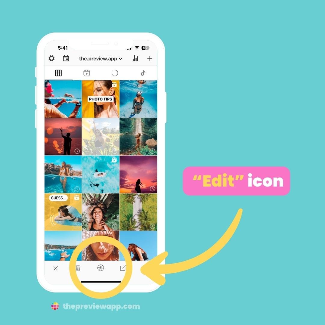 how to use preview app instagram feed