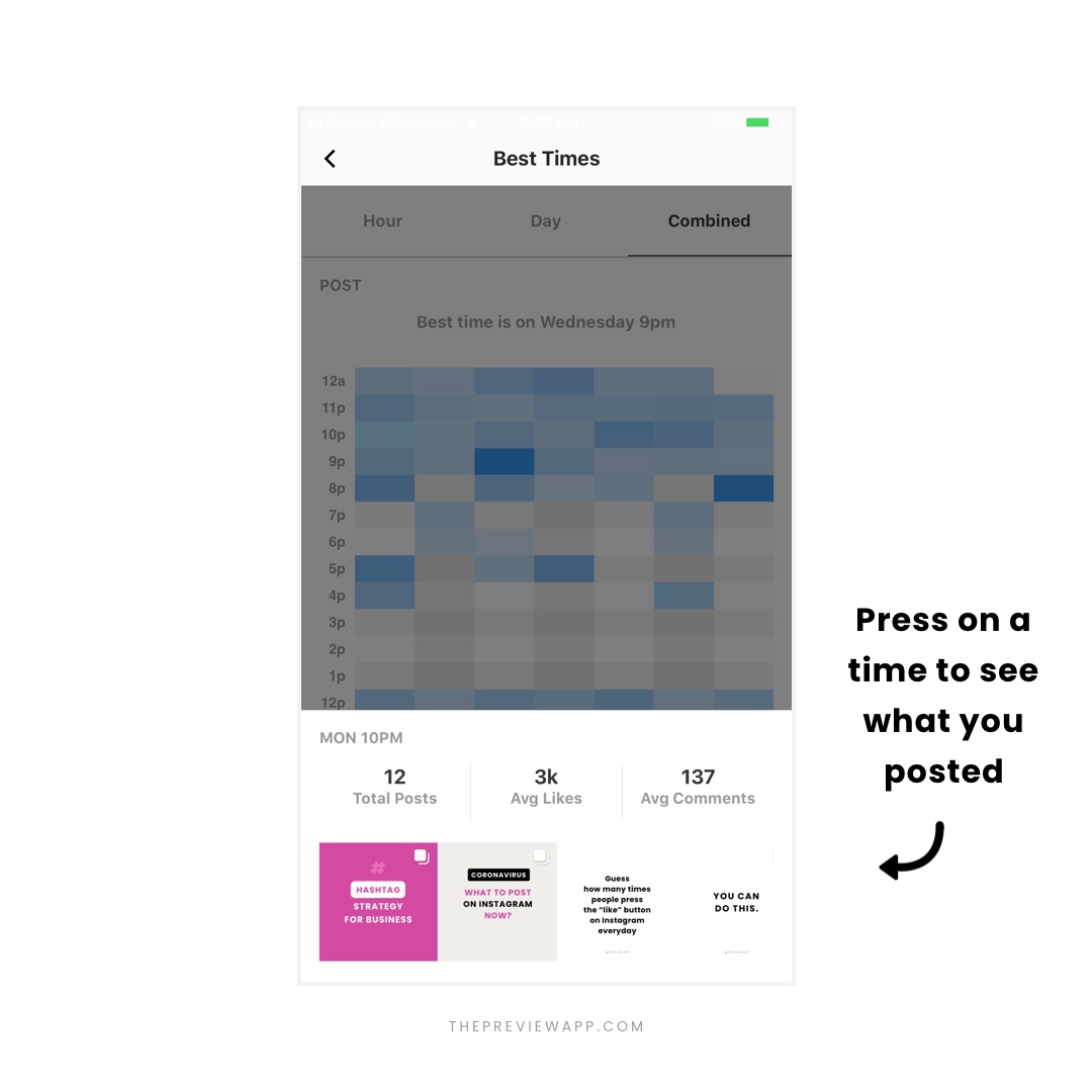 Instagram Analytics Tools in Preview App