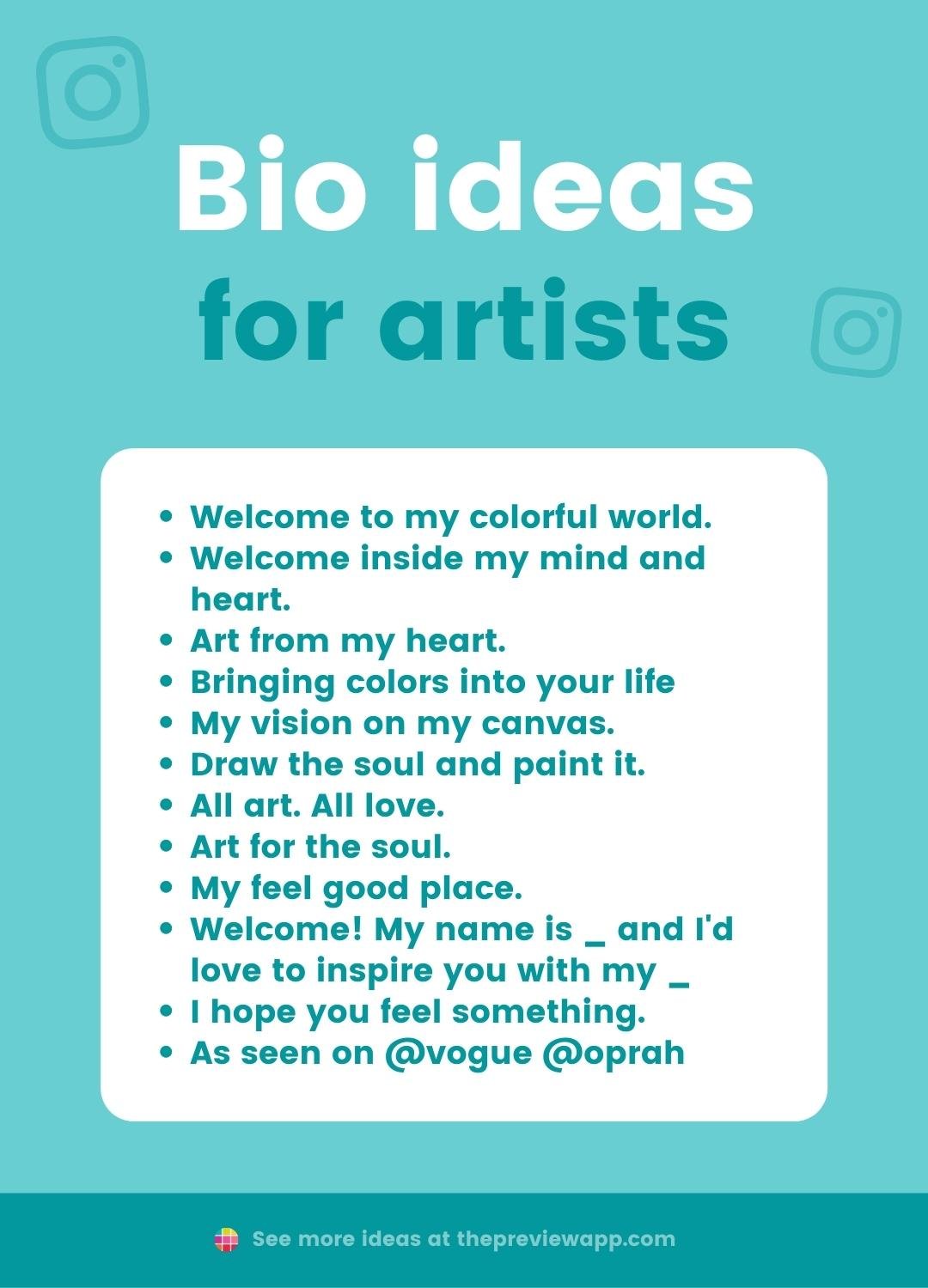 instagram bio ideas