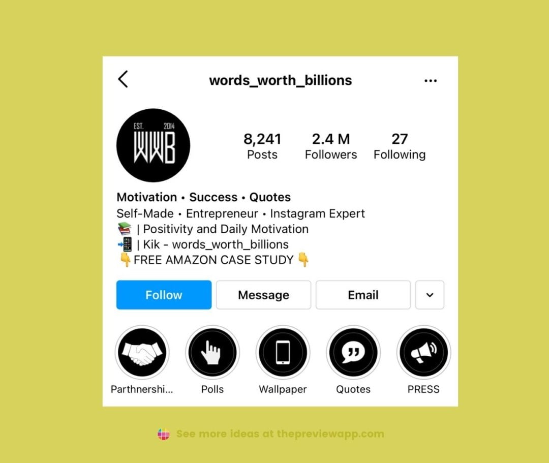 instagram bio ideas