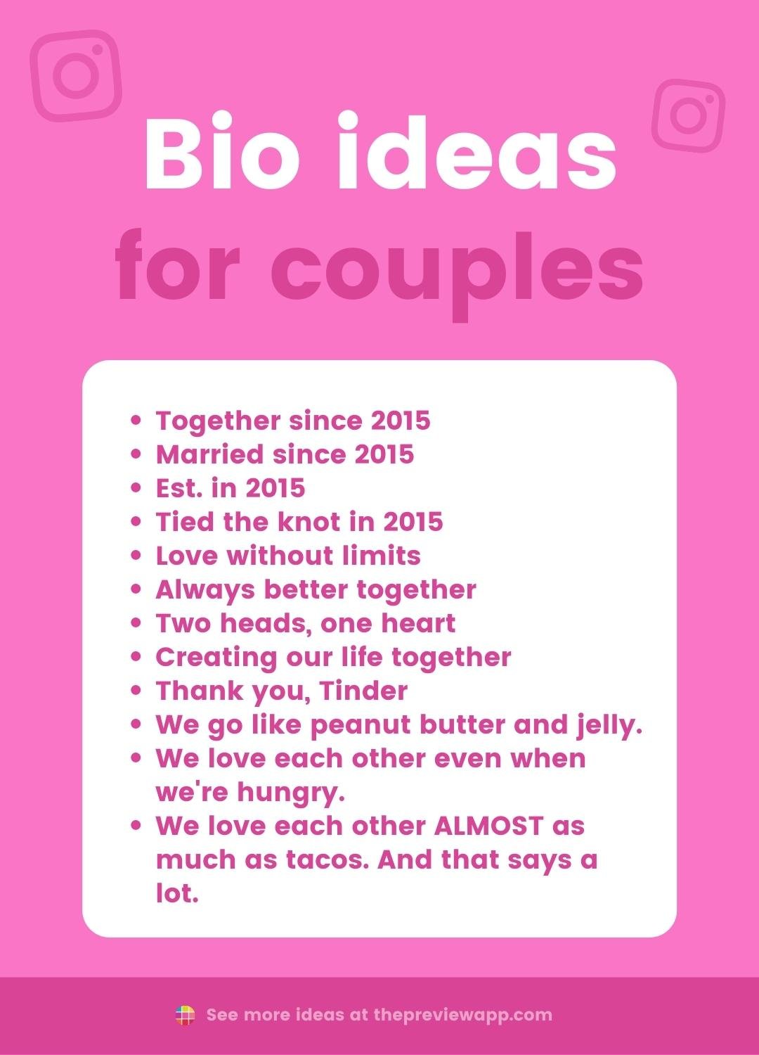 instagram bio ideas