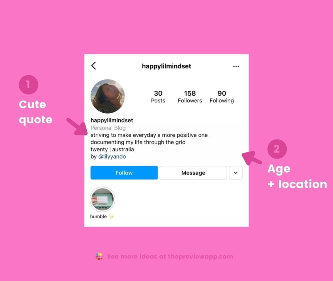 instagram bio ideas
