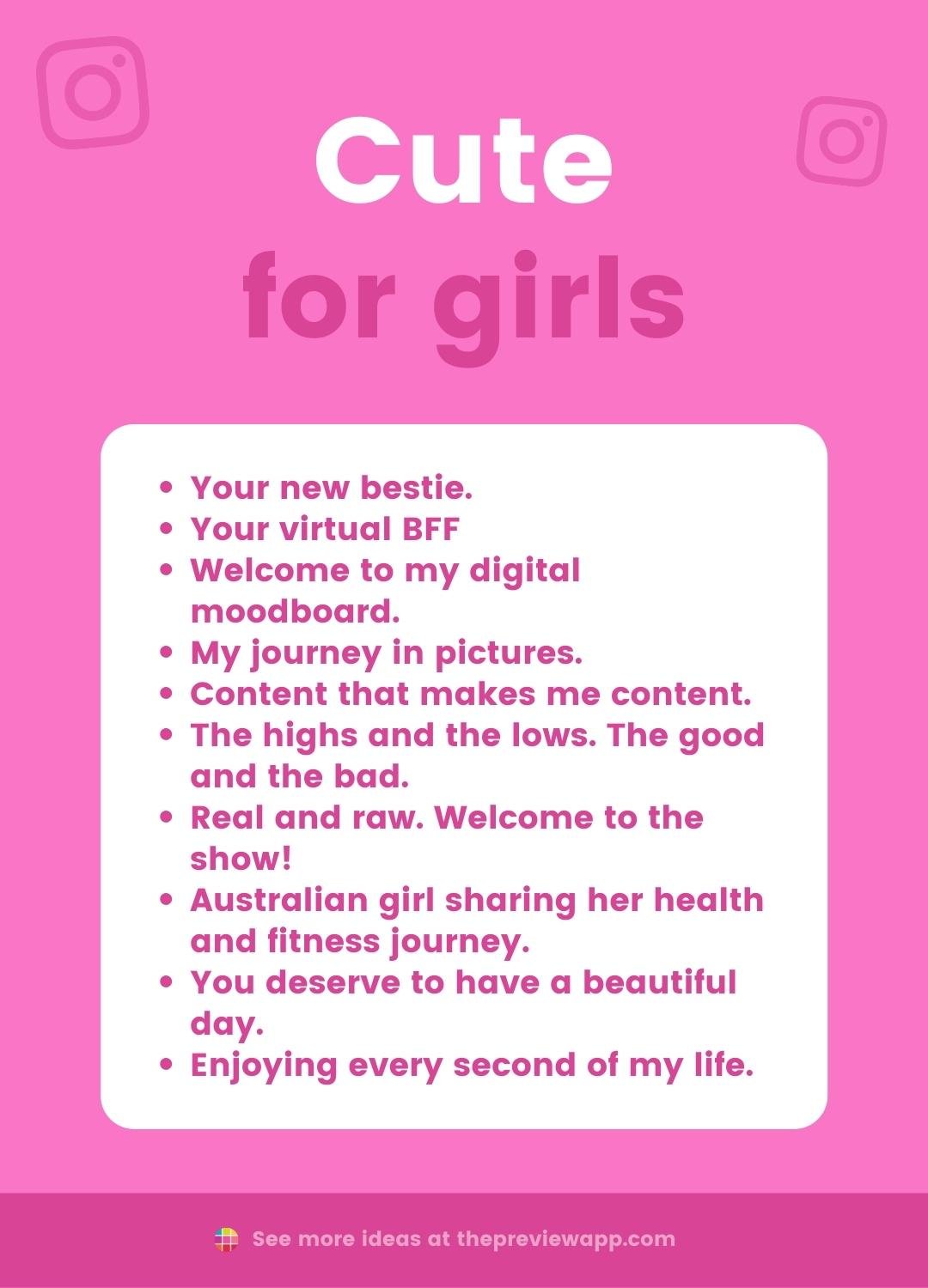 instagram bio ideas