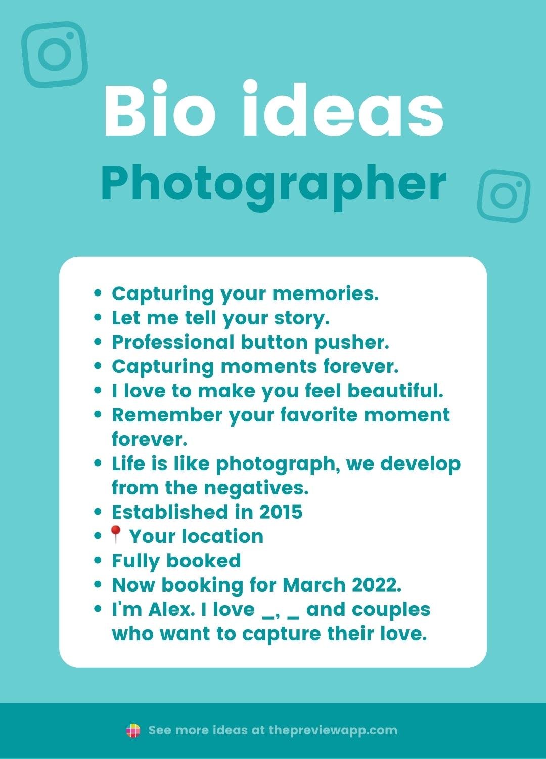 instagram bio ideas