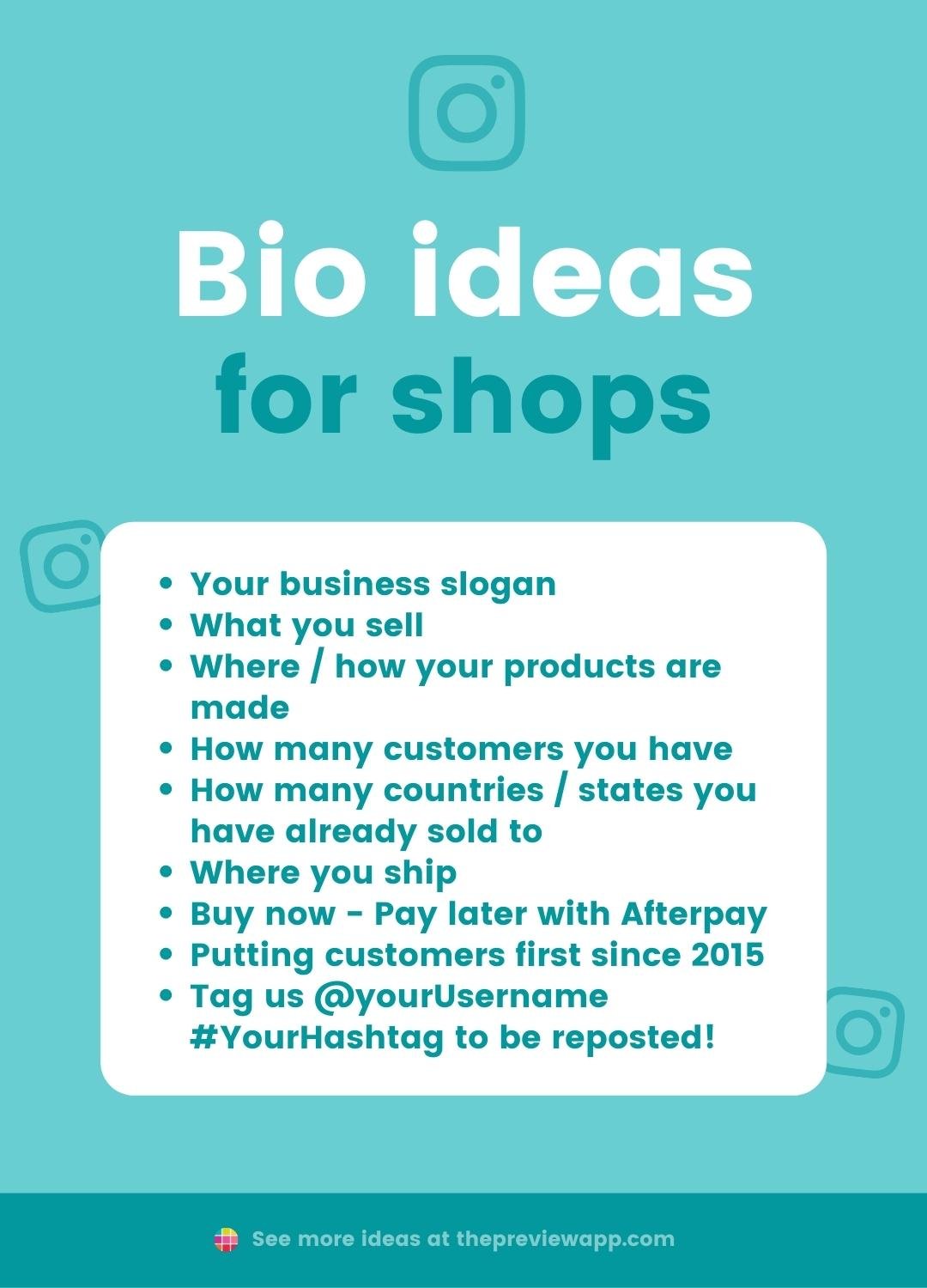 instagram bio ideas