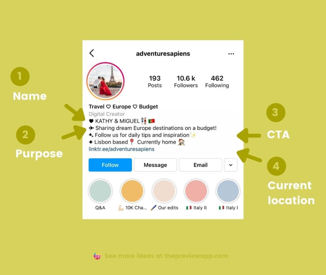 instagram bio ideas
