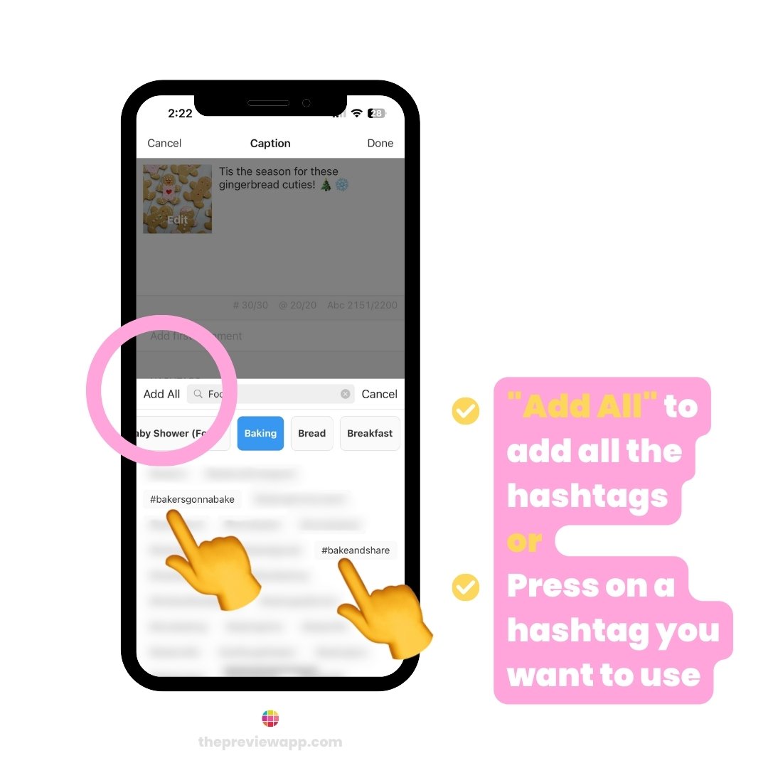 instagram hashtags baking