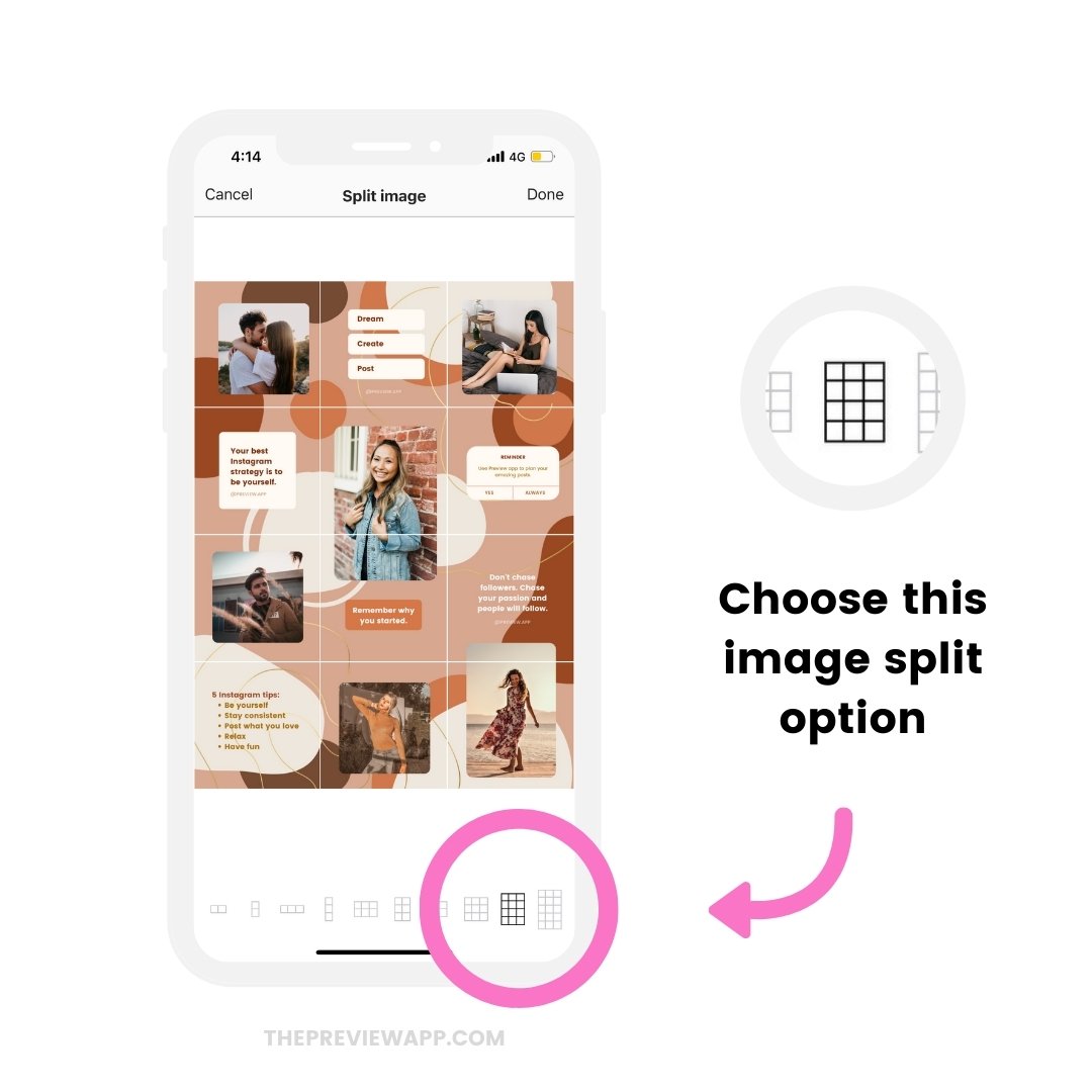 instagram puzzle feed templates